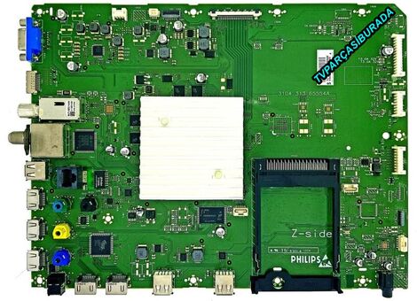  Philips 46PFL7007K-12 Main Board , 3104 313 65554A , 3104 313 65554 , 310432869183 , LTA460HQ17-SMGK