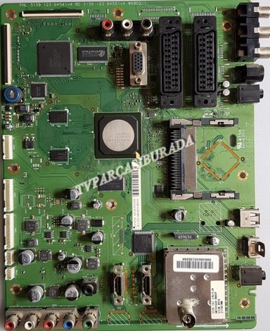 3139 123 64541 v4, BD, 3139 123 64551v4, WK902.1, 31392 6866482, Philips 32PFL5604H/12, Main Board, Ana Kart, LK315D3GA23