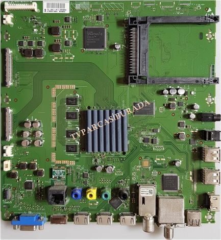 3139 123 65324-MB/65334-SB, 313929716941, Philips 40PFL5007K/12, Main Board, Ana Kart, LTA400HV04