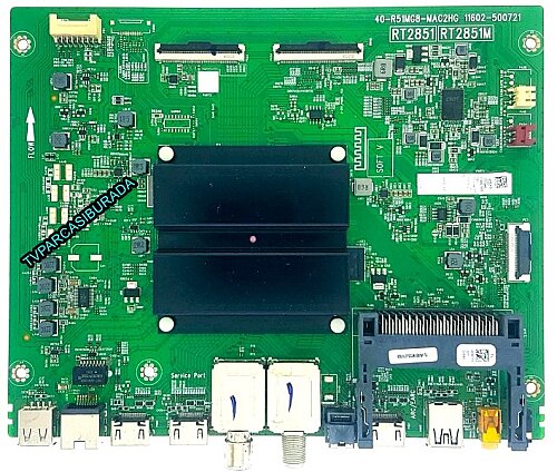 40-R51MG8-MAC2HG , 11602-500721 , RT2851 , RT2851M , 4DB110 , TCL 65C635 , Main Board , ST6451D06-3 - 1