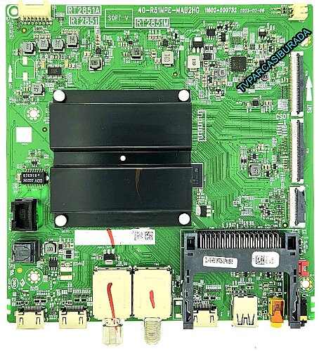 40-R51MPE-MAB2HG , 11602-500732 , 4CS110 , RT2851 , TCL 65P735 , Main Board , ST6451D06-3 , CSU06-XLR-1 - 1