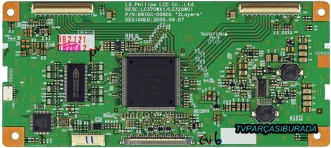 6870C-0060G, 6871L-0820A, Toshiba 32C3000P, T-Con Board, LC320W01-SL22