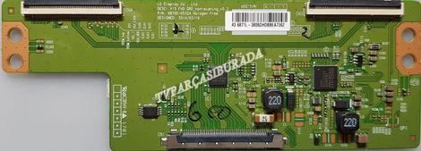 6870C-0532A, 6871L-3806D, V15 FHD DRD_non-scan:g_v0.3, LG 43LJ594V-ZA, T CON Board, HC430DUN-SLTL1