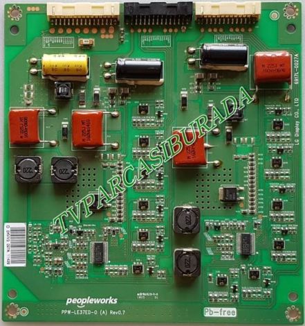 6917L-0027A, PPW-LE37ED-0 (A), PPW-LE37ED-0 (A) REV0.7, Vestel 37PF8905, Led Driver Board, LC370EUD SC A1