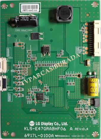 6917L-0100A, KLS-E470RABHF06 A, REV:0.4, Vestel 47PF9060, LED Driver Board, LC470EUN-FEF1