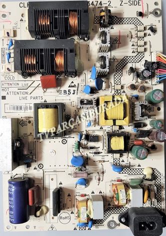 715G3474-2, 715G34742, PWTV9QG1APR4, PWTV9QG1APR4 Y9, Philips 42PFL3604/12, Power Board, Besleme, T42DHW04 V.0