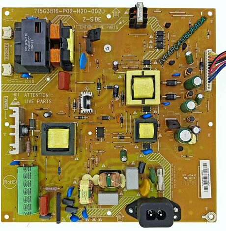Philips 32PFL3605H/12 Power Board , 715G3816-P02-H20-002U , PWTVAMC1GPR2 , LC420WUY-SCB1