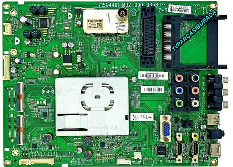 Philips 42PFL4606H/12 Main Board , 715G4481-M02-000-005B , CBPFB4SBZ2S0A , LC420WUY-SCA1