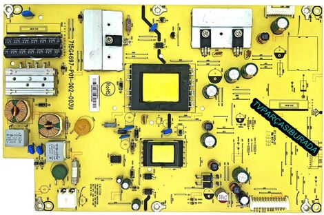 715G4697-P01-002-003U, ADTVB2407SA3, Philips 32PFL5206H, Power Board , Besleme, T315XW06 V.3