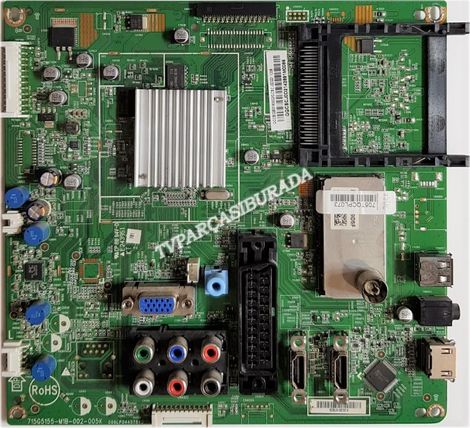 715G5155-M1B-002-005K, QCCB02B3180002, QCSCJ0D002, 705TQCPL073, Philips 32PFL3207H/12, Main Board, Ana Kart, TP315B5-A041