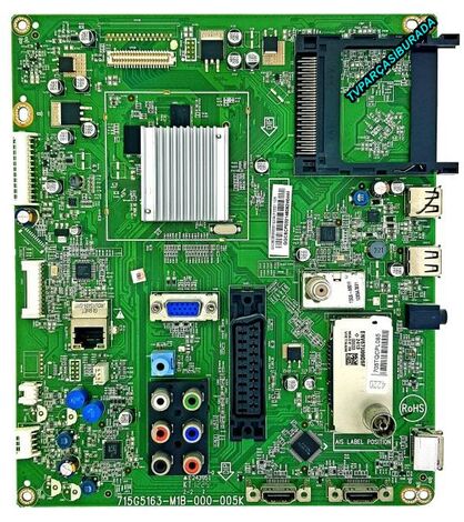 715G5163-M1B-000-005K , QCCB02B3520001 , 705TQCPL085 , Philips 46PFL3807K/12 , Main Board , TPT460H1-HM 01