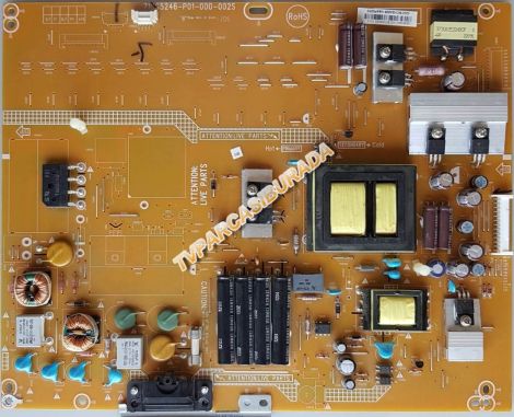 Philips 42PFL3527H/12 Power Board , 715G5246-P01-000-002S , 1Q656GAD1 , QCSCN24002 