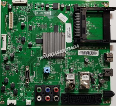 715G5675-M02-000-005X, VER.A, XDCB02B1340001, DSC38100X, 705TQDPL267, Philips 32PFL3118K/12, Main Board, Ana Kart, TPT315B5-DXJSFE Rohs