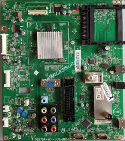 715G5784-M01-000-005K, XCCB02B039002Q, 705TQCPL122, QQCSCM0322, PHILIPS 40PFL3107K/12, Main Board, Ana Kart, LTA400HM23