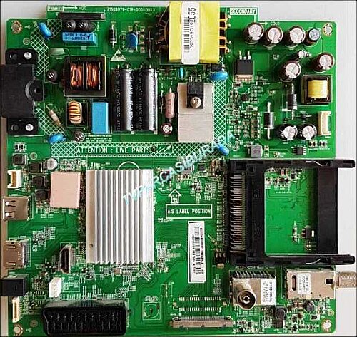 715G6079-C1B-000-004X, XECC0NB0060001, 705TQEPL050, 1100100SX, PHILIPS 32PFK4109/12, Main Board, Ana Kart, TPT315B5-EUJFFA - 1