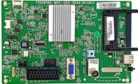 715G6092-M0G-000-004K , XDCB0NB061005Q , 705TQEPL145 , Philips 24PHH4109/88 , Main Board , TPM236H3