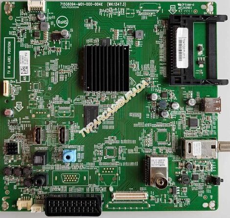 715G6094-M01-000-004K , 705TXESC6 , Philips 32PFK4309/12 , Main Board , Ana Kart , TPT315B5-HVN05