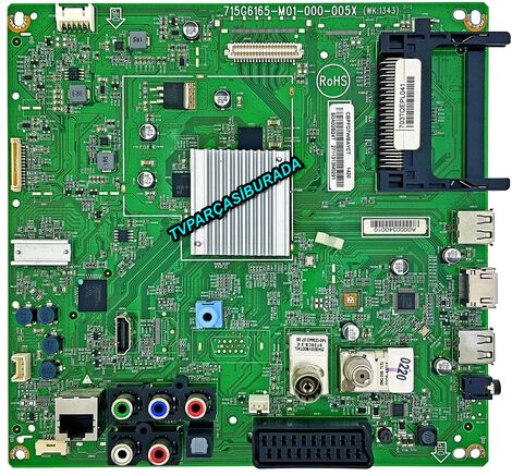 715G6165-M01-000-005K, CBPFD7WBAYCT, Philips 40PFK5509/12, Main Board, TPT400LA-HM06