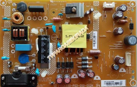 715G6550-P03-000-002H, PLTVEL241XAM4, FSP320007, PHILIPS 32PFK4100/12, Power Board, Besleme, TPT315B5HVN05.A