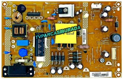 715G6550-P03-000-002H , PLTVFL241XXM6 , PHILIPS 32PHK4100/12 Power Board , TPT315B5-HVN05.A