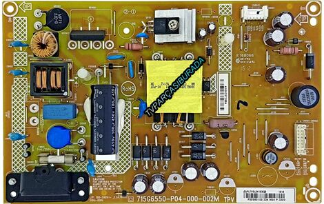 Philips 32PFK5300/12 POWER BOARD , 715G6550-P04-000-002M , PLTVEL241XAN6 , TPT315B5-AN02.5 