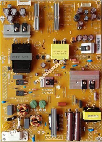 Philips 40PFK6510/12 Power Board , 715G6677-P02-001-002H , P40001600 , PLTVEP351XAJ4 , TPT400LA-HF07.S