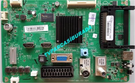 715G6947-M01-000-004Y, XFCB0NB13402SX, 705TQFPL186, FSC2400033, PHILIPS 24PHK4000/12, Main Board, Ana Kart