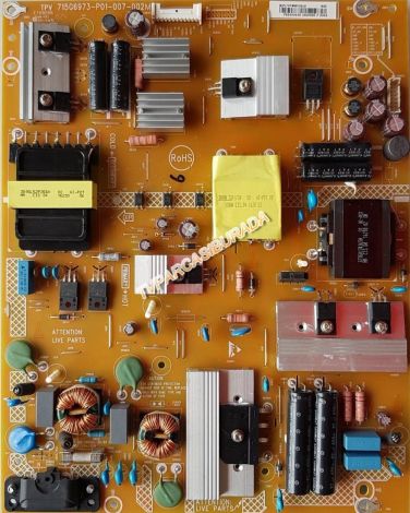 715G6973-P01-007-002M, PLTVFW481XAL9, P55040400, PHILIPS 55PUS6401/12, Power Board, Besleme, TPT550J1-QUBN0.K