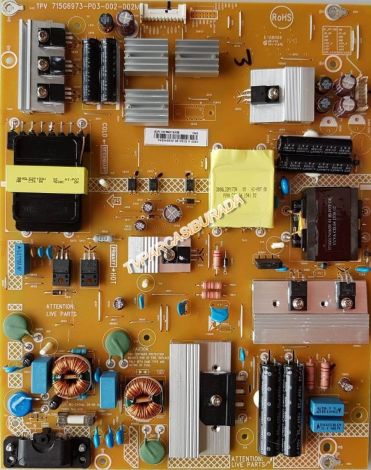 715G6973-P03-002-002M, PLTVFW401XAD8, P49040200, PHILIPS 55PUK4900/12, Power Board, Besleme, TPT550V2-EQYSHM.G