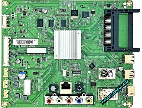 Philips 43PFS5803/12 Main Board , 715G9237-M01-B00-005T , XICB02B00302SX , 704TQIPL038 , TPT430H3-DUYSHA.G