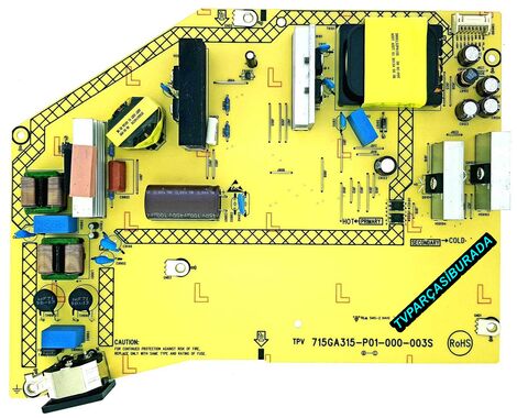 715GA315-P01-000-003S , I2015QX1 , MSI Optix MAG341CQ , Power Board , TPM340YP05 Rev:M01CA