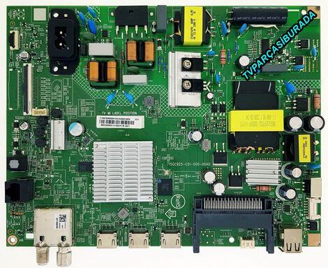 715GC925-C0G-000-004B , XMCB0NB00200SX , Philips 50PUS7607/62 , Main Board , TPT500WR-QUBF20.K