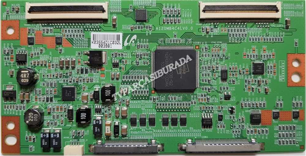 A120MB4C4LV0 0 LJ94 03554D Hisense LTON46T28GUK Tcon Board LTA460HJ09 A120MB4C4LV0 0 LJ94 03554D Hisense LTON46T28GUK Tcon Board LTA460HJ09