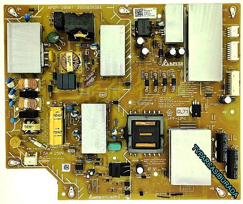 APDP-209A1, 2955036304, 147468411, APDP-209A1 A, SONY GL71, Sony KDL-55XE7005, Power Board, Besleme, V55QWSE05 - 1