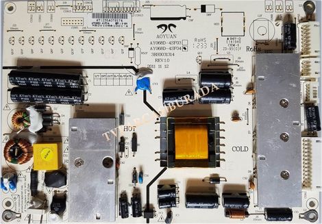 AY068D-4SF04, AY068D-4SF04 REV:1.0, 3BS0031314, YU-MA-TU 32’’, Power Board, Besleme