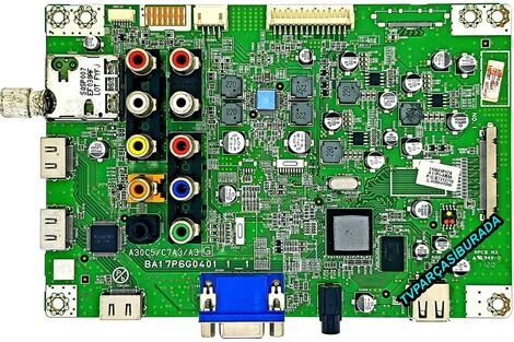 BA17P6G0401 1_1 , A30C5/C7A3/A3 G , A17P6UH , Philips 40PFL3706/F7 , Main Board , LTA400HM09