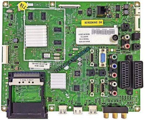 SAMSUNG LE46B651T3W Main Board , BN41-01167B , BN94-02583N , CHELSEA ARSENAL EURO MP1.1 , LTF460HF07
