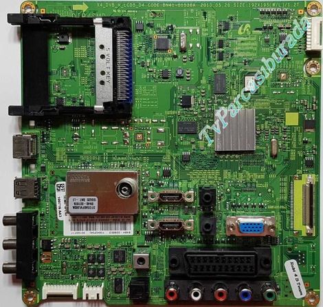 BN41-01536A, BN94-03985A, SAMSUNG LE32C530, 32C530, Main Board, Ana Kart, Samsung