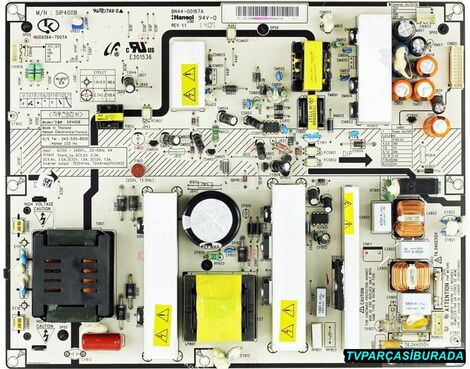 BN44-00167A , Samsung LE40R81BDX , Samsung LE40M87BDX, Power Board , LTA400WT-L07