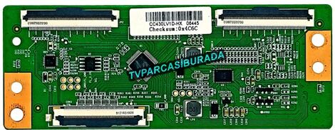 CC430LV1D-HX , Axen AX43DIL13/0216 T Con Board , PT430CT03-14