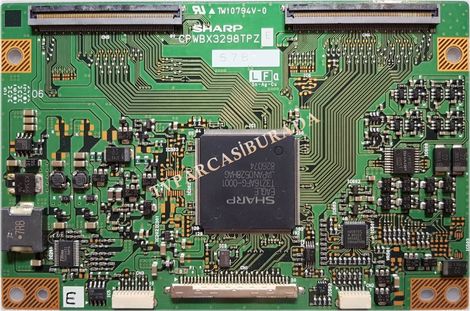 CPWBX3298TPZ, E, 57B, Philips 32PF5320/10, T-Con Board, Sharp, LQ315T3LZ33