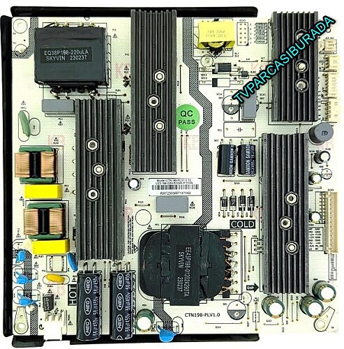 CTN198-PLV1.0 , CTN198-PLV1.0 1L , Axen AX65FIL240-0246 ,  Power Board , PT650GT01-1 Ver 1.1 - 1
