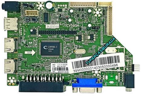 CV59SH-J , 3AJ2151A , Sanyo LE100SIFFM Main Board , V390HJ1-P02