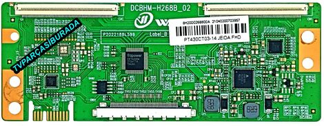 DCBHM-H268B_02 , P2022188L599 , PT430CT03-14 , Axen AX43DIL13/0216 , T Con Board , PT430CT03-14 Ver 2.0