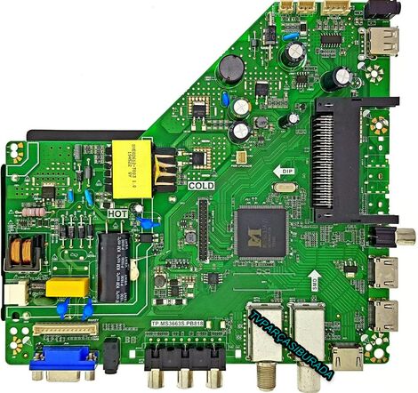 TP.MS3663S.PB818 , Dijitsu DJTV321 , Main Board , LSC320AN10-H03 - 1