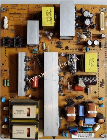 EAX55357701/34, REV 1.4, LGP42-09LF, EAY57681301 ,LG 42LF2500-ZA, Power Board, Besleme, LC420WUE-SBC1