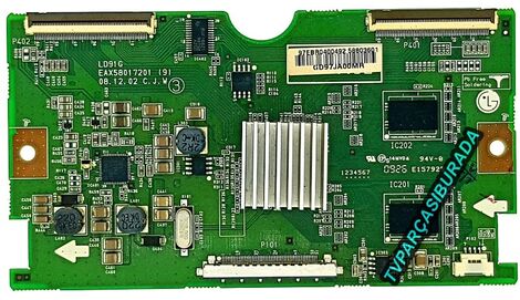 EAX58017201 (9) , EBR0400492 , LG 47LH400 T-Con Board , LC470WUH-SBA1