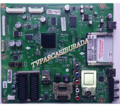 EAX61366604 (0), EBT60974303, EAX61366604, LG 42PJ350-ZA, Main Board, Ana Kart, PDP42T10000, LG Display - 1