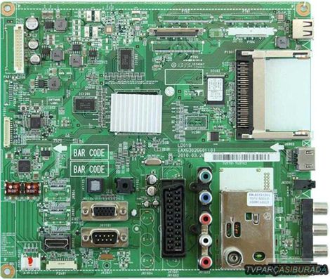 EAX63026601 (0), EBU60963642, LG 42LD420, Main Board, Ana Kart, T420HW06 V.0, AU Optronics     - 1