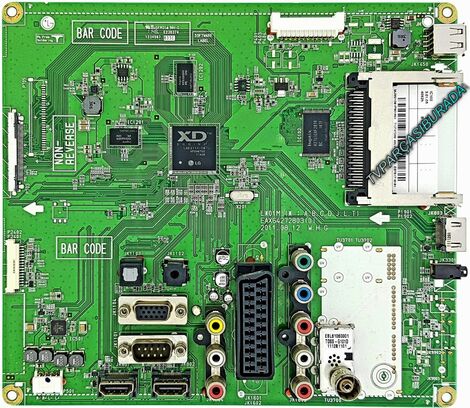 EAX64272803 (0), EBT61718161, LG 42LV3550-ZH, LG 42LV3550, Main Board, Ana Kart, T420HW08, AU Optronics